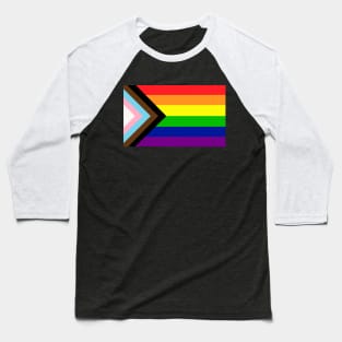 Progress Pride Flag Baseball T-Shirt